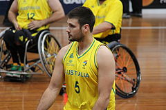 Australia men wheelchair basketball v Great Britain 5684.JPG