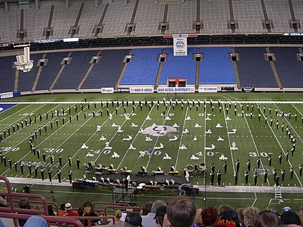 The Avon High School Marching Black and Gold, a large marching band, is classified as a AAAA band in the BOA circuit, as determined by school size.
