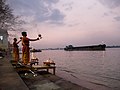 Ganga Aarti at Bagbazar Launch Ghat, 2014