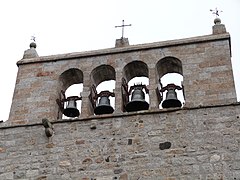 Baies campanaires du clocher-mur.