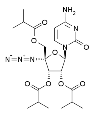 <span class="mw-page-title-main">Balapiravir</span> Chemical compound