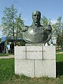 Busto de Barclay de Tolly perto do Museu militar de Borodino