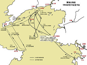 1894年 黄海海战: 清日海军戰力, 双方交战陣容, 丰岛海战