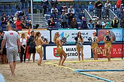 Deutsch: Beachhandball Europameisterschaften 2019 (Beach handball Euro); Tag 6: 7. Juli 2019 – Männerfinale, Dänemark-Norwegen 2:0 (25:18, 19:16) English: Beach handball Euro; Day 6: 7 July 2019 – Men's Final – Denmark-Norway 2:0 (25:18, 19:16)