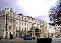 Belgrave Square, Belgravia, one of the most prestigious addresses within the Grosvenor Estate. Belgrave Square - geograph.org.uk - 374355.jpg