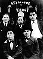 Benjamín Jarnés, Humberto Pérez de la Ossa, Luis Buñuel.  Rafael Barradas y Federico García Lorca.  Madrid, 1923.jpg