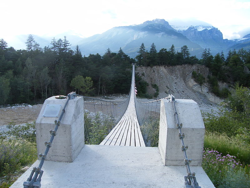 File:Bhutan Bridge, Illgraben, Swiss.jpg