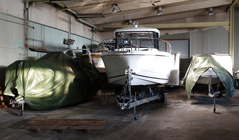 File:Boats in winter storage.jpg