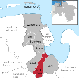 Kaart van Bockhorn