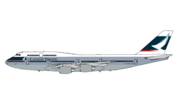 Almost all of Cathay Pacific's 747-300s were repainted in the Brushwing Livery by the time the handover on July 1 1997 occurred, notice the PRC, Hong Kong and British Flags are not featured on the Livery to make it look neutral to all countries and territories.