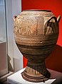 Boeotian middle orientalizing - krater - fish - Athens NAM 228 - 04