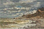 "Bord de mer à Sainte-Adresse" (1868) de Claude Monet (W113)