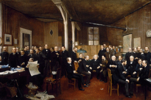 Jean Béraud. 1889. Óleo sobre lienzo. 98 x 151 cm. Museo de Orsay.