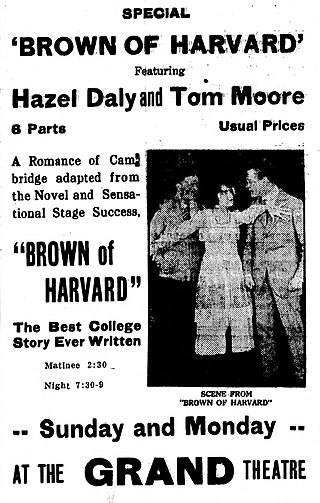 <i>Brown of Harvard</i> (1918 film) 1918 American film
