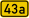 Bundesstraße 43a number.svg