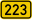 बी२२३