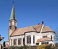 L'église, côté sud.