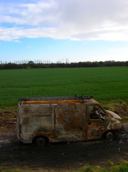 File:Burnt Out Van - geograph.org.uk - 733893.jpg