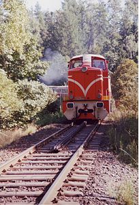 Schiebende Zahnrad-Diesellokomotive, Tannwalder Zahnradbahn, Tschechien