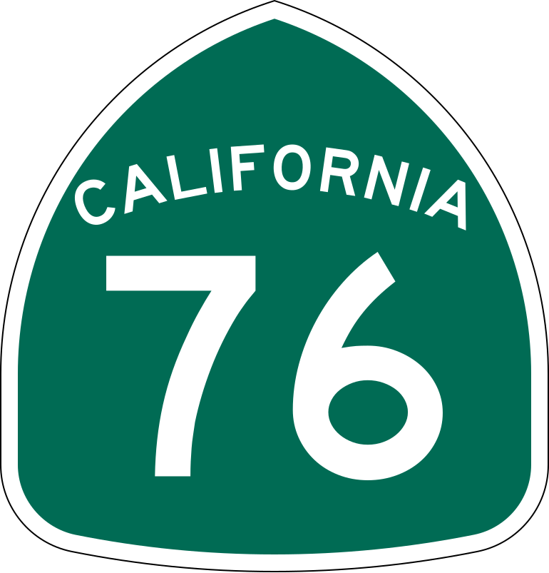 Ca. 76 Калифорния. Svg 76. Route 76.