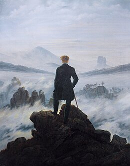 Caspar David Friedrich - Vagabond au-dessus de la mer de brouillard.jpg