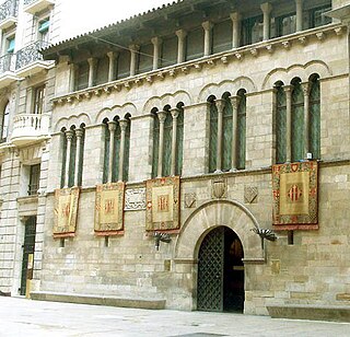 La Paeria cultural property in Lérida, Spain