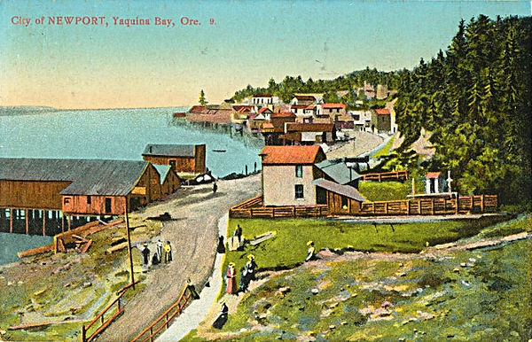 Newport bayfront as seen in the mid-1910s