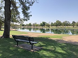 Chaparral Lake is located in Chaparral Park Scottsdale Arizona