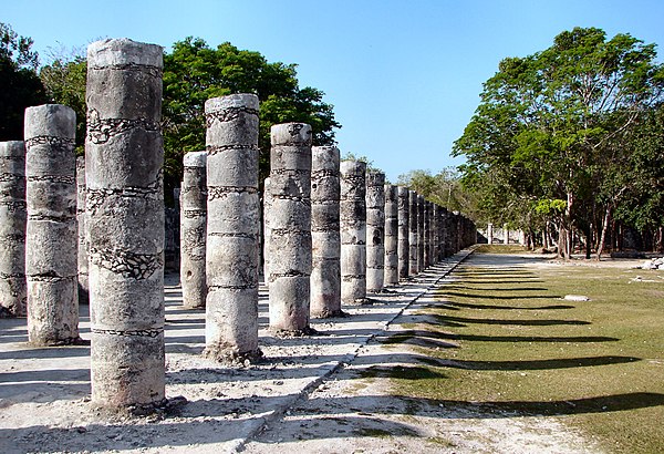 Columns in the Temple of a Thousand Warriors