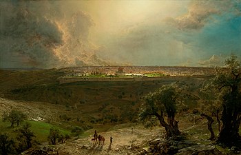 Jérusalem vue depuis le mont des Oliviers, 1870, Nelson-Atkins Museum of Art, Kansas City.