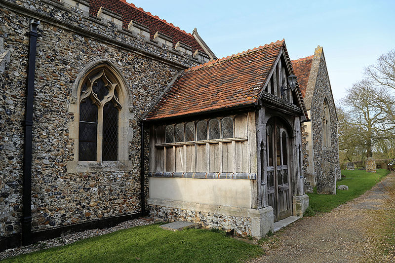 File:Church of St Mary Matching Essex England - porch from southwest.jpg