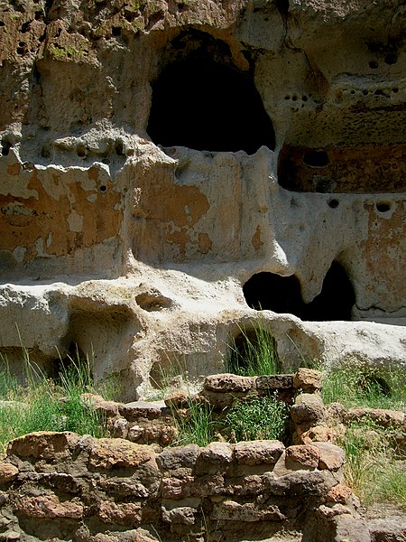 File:Cliff dwellings at Bandelier National Monument.jpg