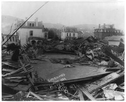 Club House and Morrell Institute, Johnstown Flood, 1889. május 31. 3b26407u.tif