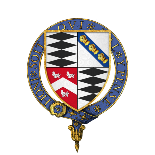 File:Coat of arms of Sir John Savage, KG.png