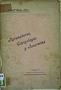 Agranadures, Espigolayes y Axarmins, publicat l'any 1899. Exemplar de la Biblioteca Alemany de Palma (Illes Balears).