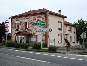 Cuzieu (Loire, Fr) mairie.JPG