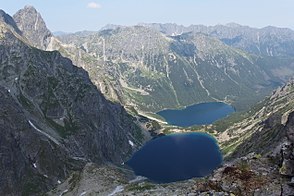 Dolina Rybiegi Potoku fra Rysy-toppmøtet