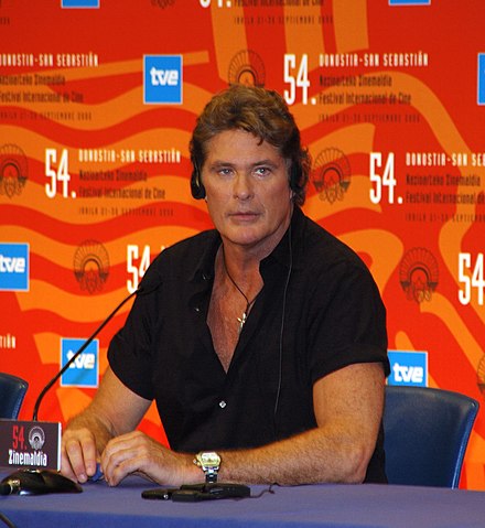 David Hasselhoff lors du Festival de San Sebastián en 2005.