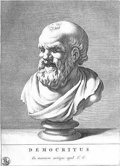 Democritus, Greek philosopher and ancient atomist.