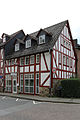 Deutsch: Dillenburg, Hessen: Fachwerkhaus Maibachstraße 6 Teil der Gesamtanlage Hüttenplatz This is a picture of the Hessian Kulturdenkmal (cultural monument) with the ID 194918 (Wikidata)