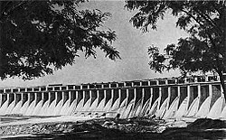 הסכר בשנת 1947