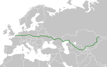 ไฟล์:E40 route.svg