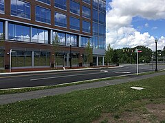 East Glebe and Potomac Metroway station in 2019