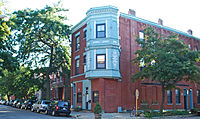 Wood Street in the East Village Historic District