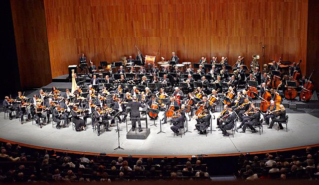 A concert at the Great Festival Hall, Salzburg