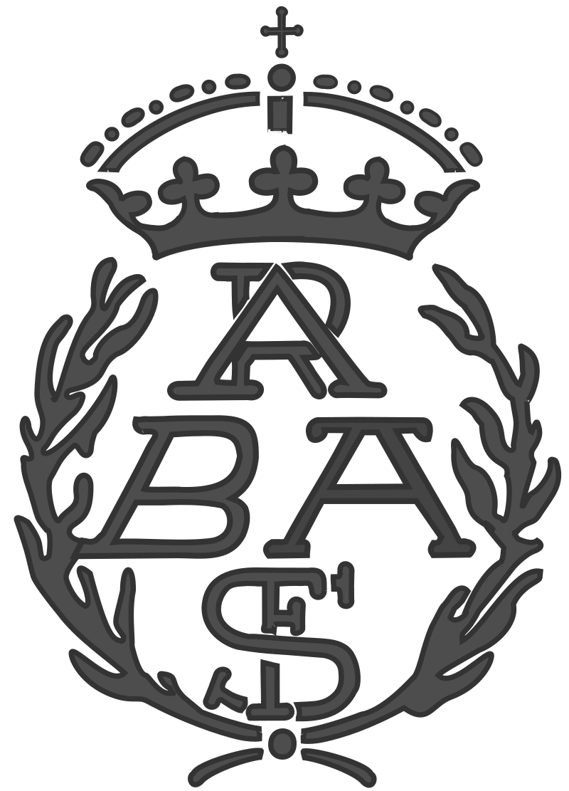 Emblem of the Spanish Royal Academy of Fine Arts.svg