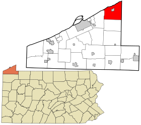 Ubicación de North East Township