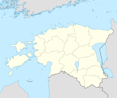 Harta de localizare Estonia