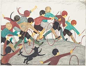 Children’s hoops [Cerceaux d'enfants] (1936), Wellington, Te Papa Tongarewa.