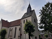 Ev.  Kirche, Borgholzhausen, tower.jpg